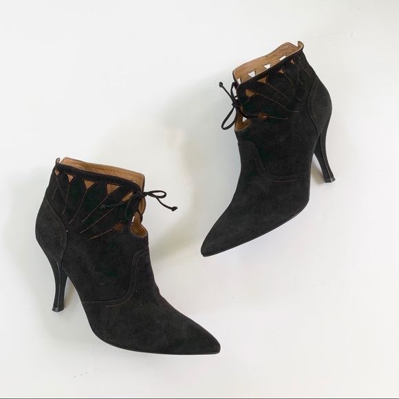 Fratelli Rossetti Shoes - Fratelli Rossetti Suede Die Cut Ankle Boots 39 NEW